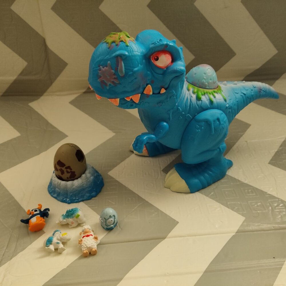 Smashers Dino Ice Age Ice Rex Series3 T-Rex + Extra Smashers